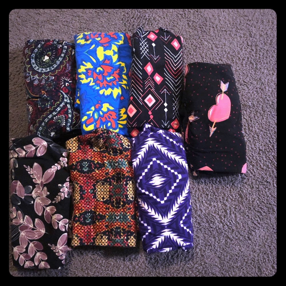 7 pairs TC LuLaRoe leggings